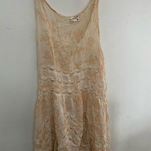 Free People Floral Trapeze Dress